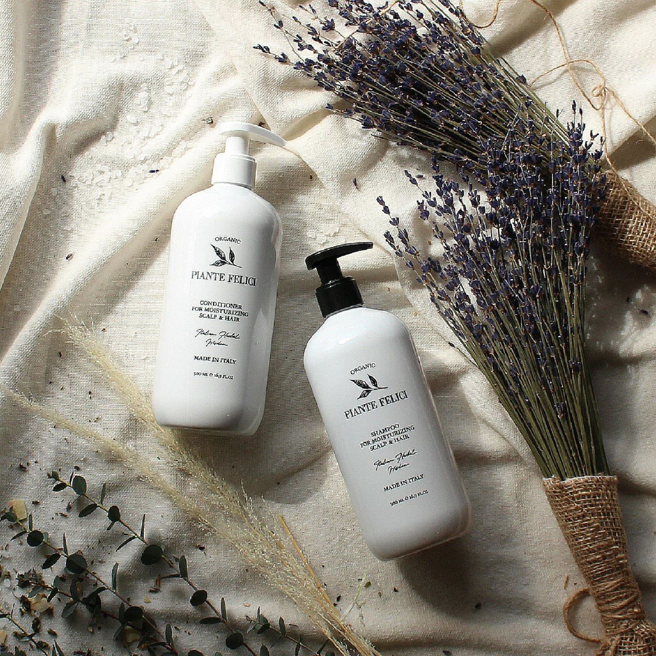 オーガニックシャンプー モイスチャライジング スカルプ＆ヘア PIANTE