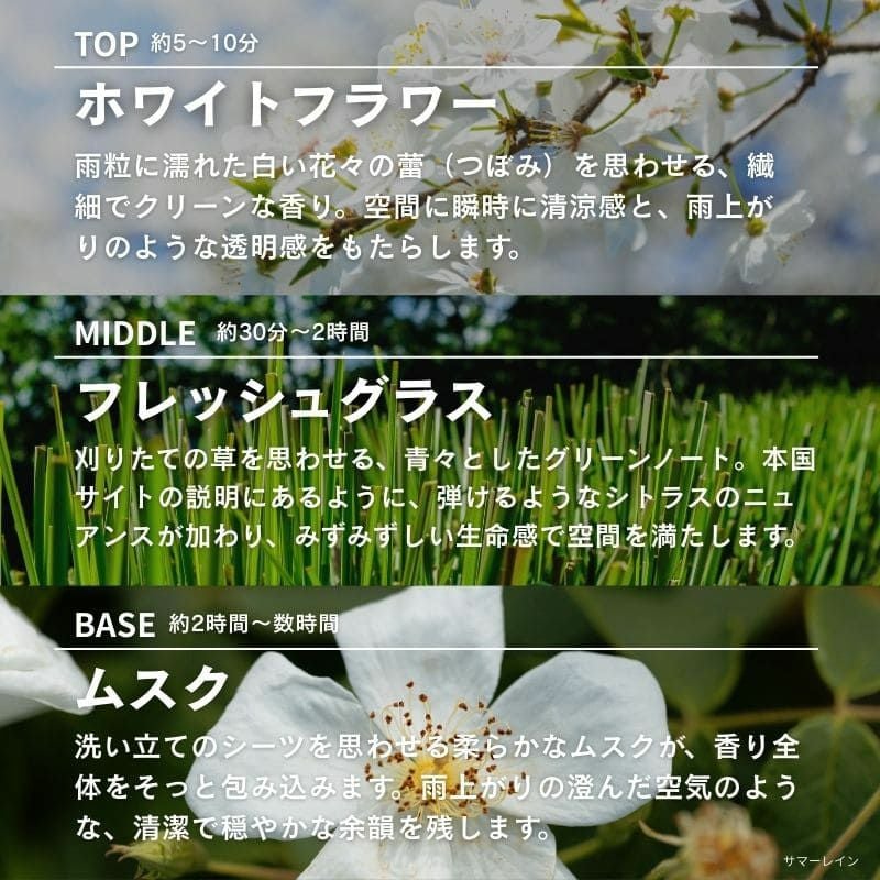 ランプフレグランス サマーレイン 500ml フレグランスランプ用オイル