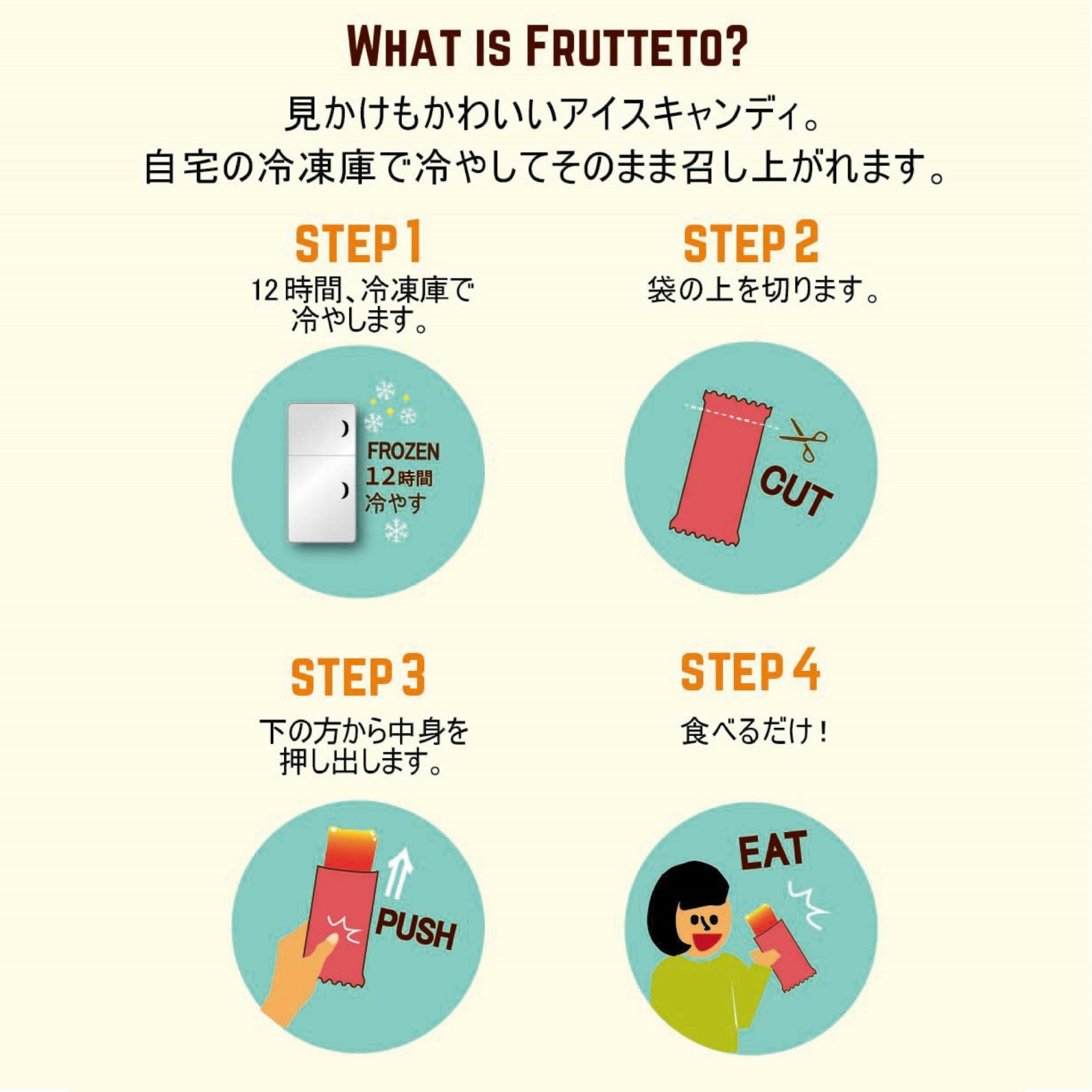 FRUTTETO ピーチ＆マンゴー 8袋セット FRUTTETO（フルッテート