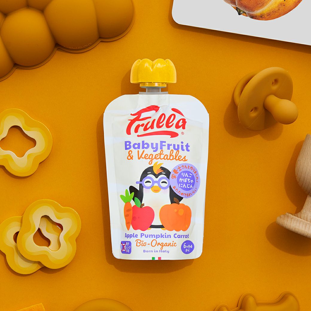 にんじんかぼちゃ Baby Fruit＆Vegetables りんご にんじん かぼちゃ natura nuova